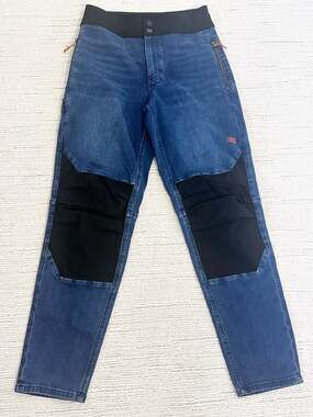 RIPTON Bike Pants Size S Blue Denim Mountain Bike Trail Riding Technical